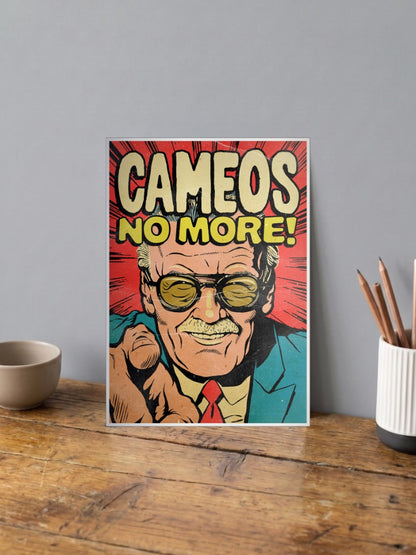 Stan Lee Cameos No More Marvel Poster