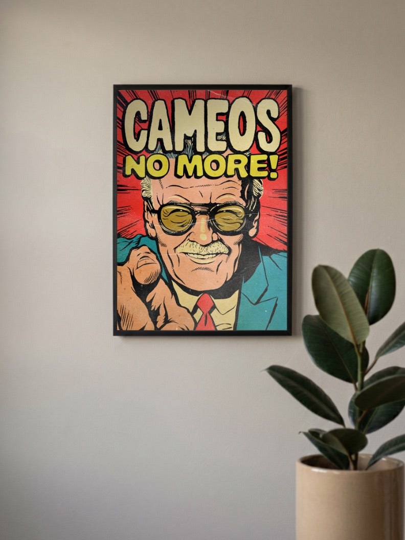 Stan Lee Cameos No More Marvel Poster