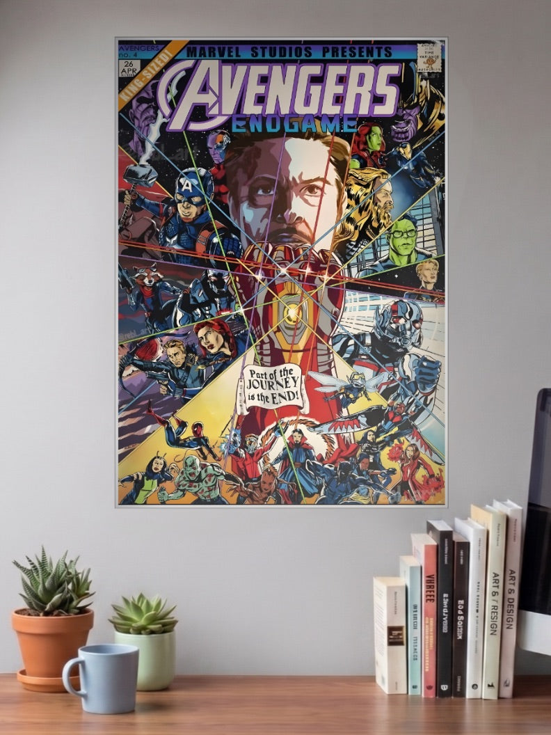 Avengers Endgame Tony Stark Marvel Poster