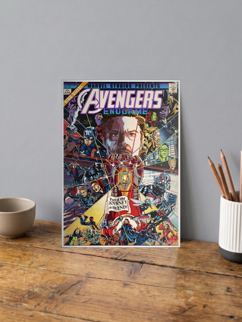 Avengers Endgame Tony Stark Marvel Poster