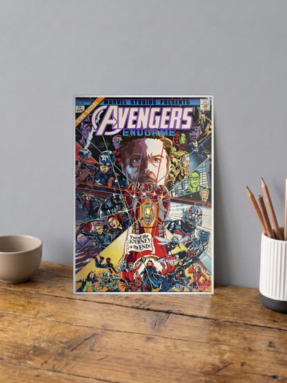 Avengers Endgame Tony Stark Marvel Poster
