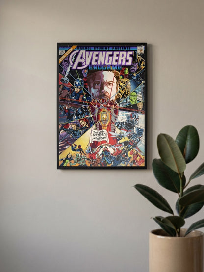 Avengers Endgame Tony Stark Marvel Poster