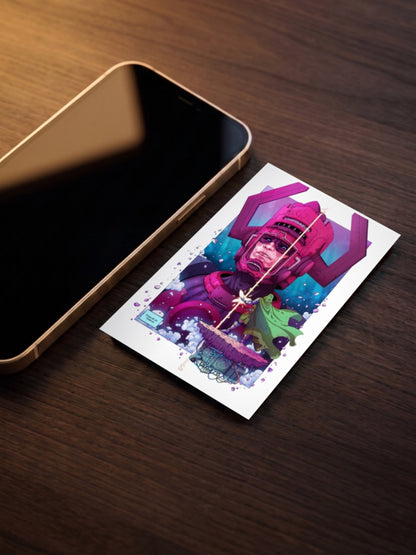 Galactus And Doctor Doom Art Marvel Poster