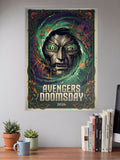 Avengers Doomsday Green Portal Marvel Poster