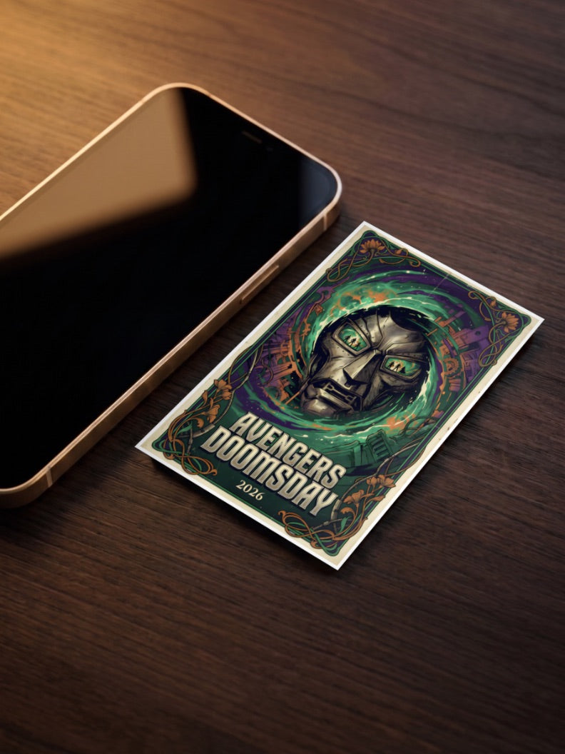 Avengers Doomsday Green Portal Marvel Poster