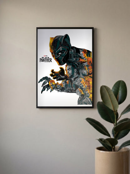 Black Panther Cast Poster Marvel Poster