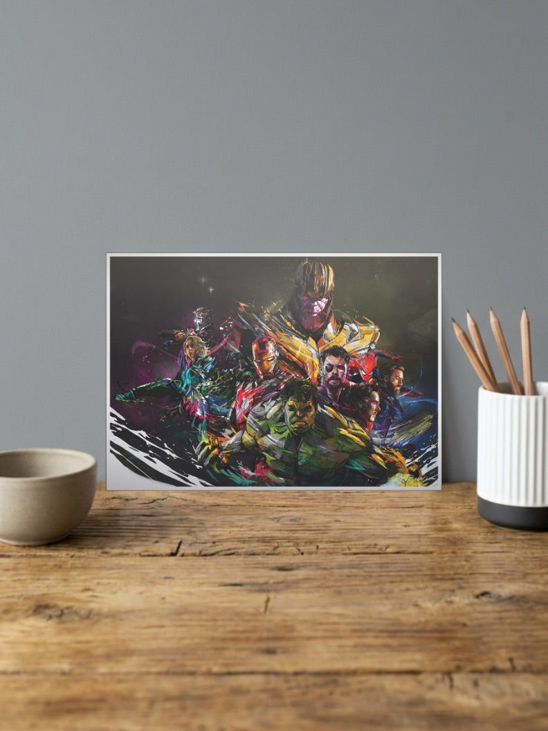 Avengers: Endgame Art Poster