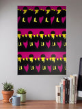 Mashle Beatles Style Pop Art Anime Poster