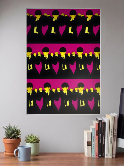 Mashle Beatles Style Pop Art Anime Poster