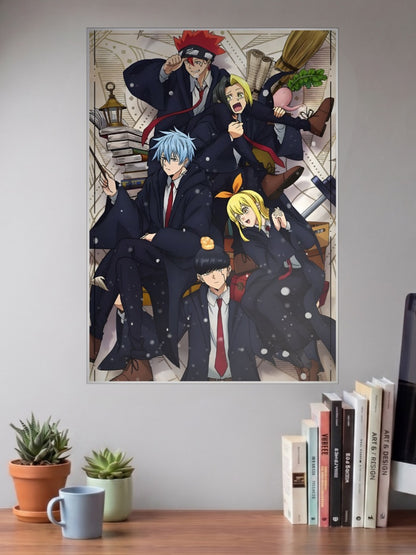 Mashle Magic Academy Cast Art Anime Poster
