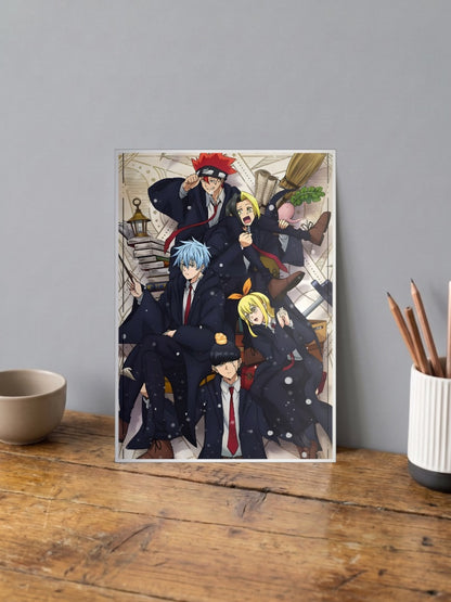 Mashle Magic Academy Cast Art Anime Poster