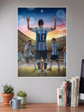 Football Icon | Lionel Messi | Football Poster