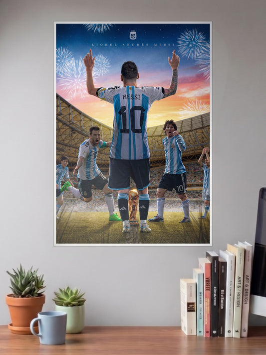 Football Icon | Lionel Messi | Football Poster