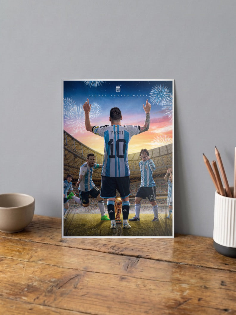 Football Icon | Lionel Messi | Football Poster
