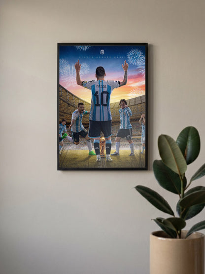 Football Icon | Lionel Messi | Football Poster