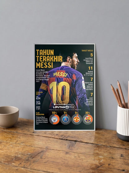 Last Dance | Lionel Messi | Football Poster