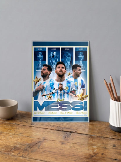 King of the Pitch | Lionel Messi | Football Poster