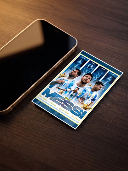 King of the Pitch | Lionel Messi | Football Poster
