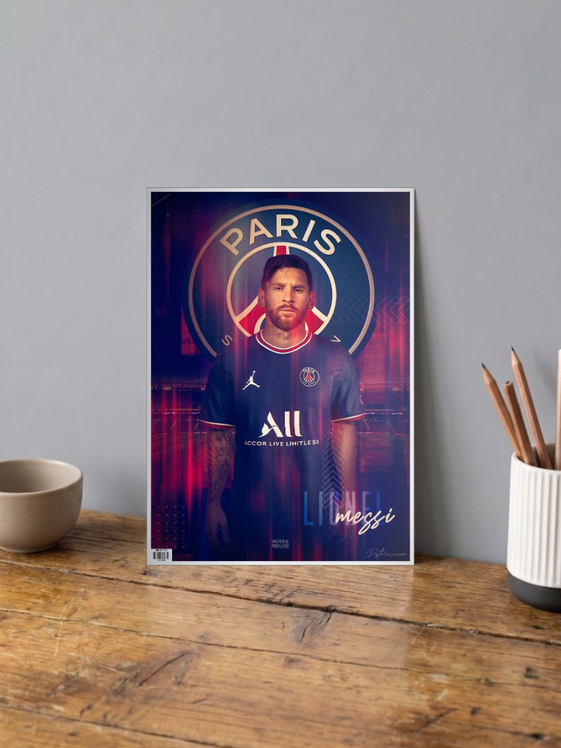 PSG Messi Poster