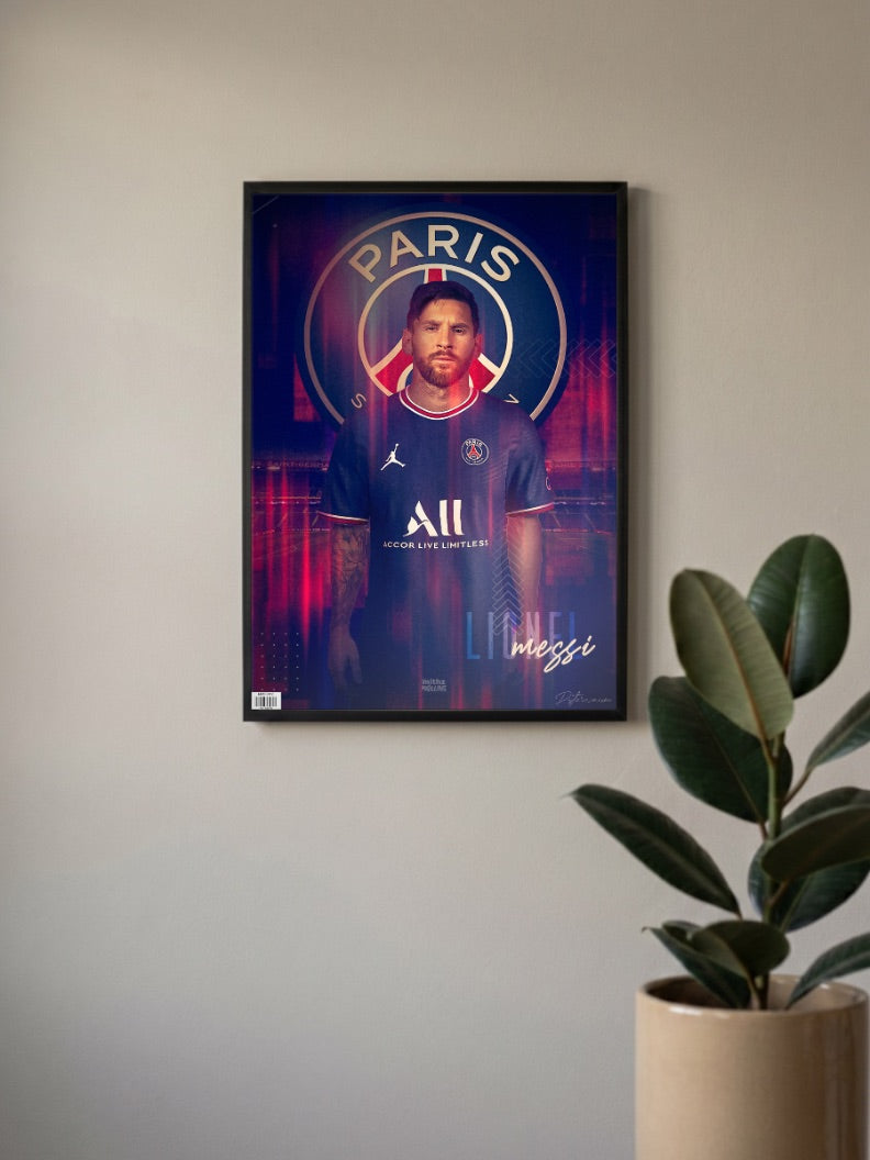 PSG Messi Poster