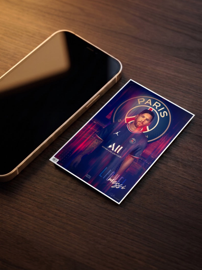 PSG Messi Poster