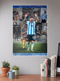 Lionel Messi collage Poster