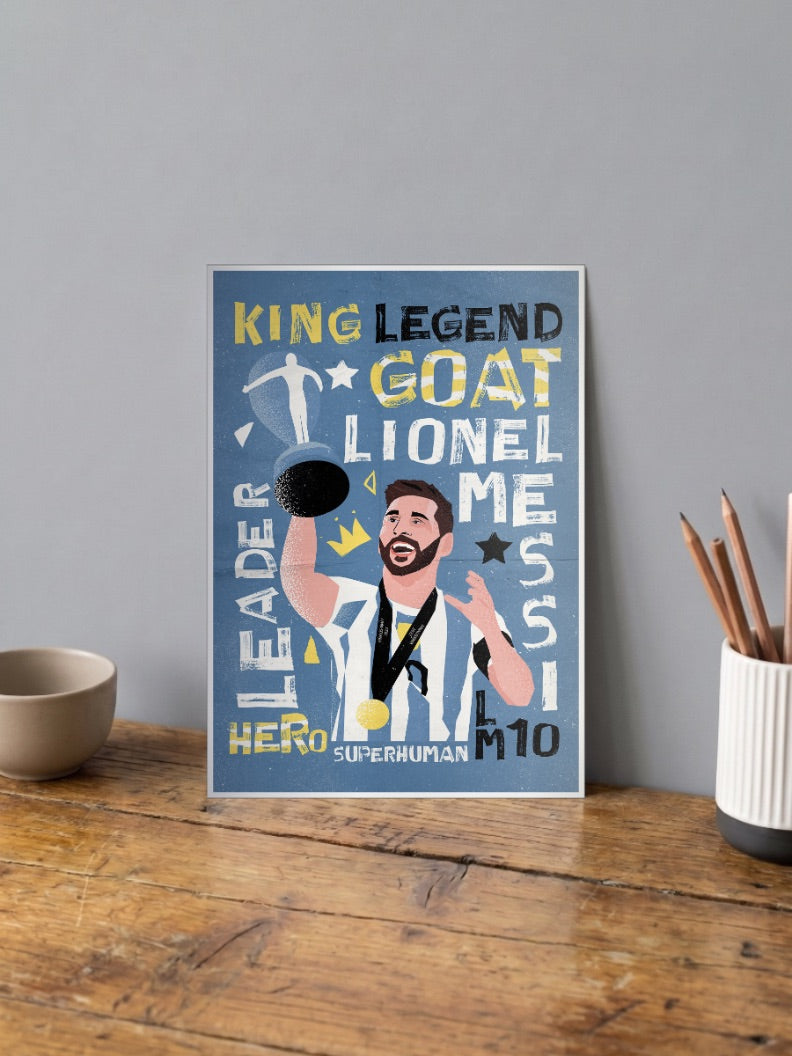 Lionel Messi legend Poster