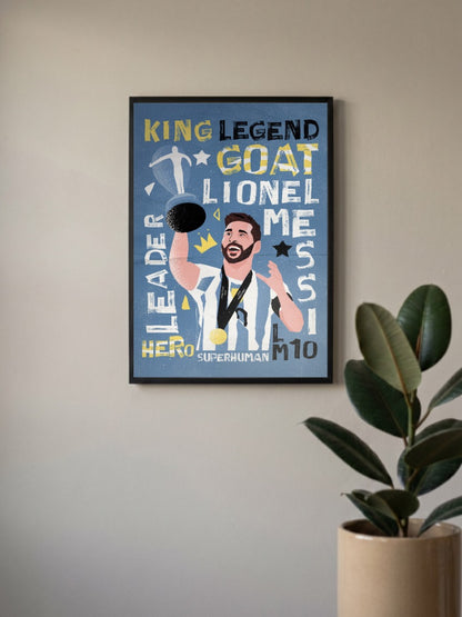 Lionel Messi legend Poster
