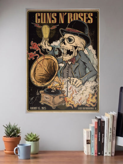 Guns N Roses Skeleton Poster Bands Poster