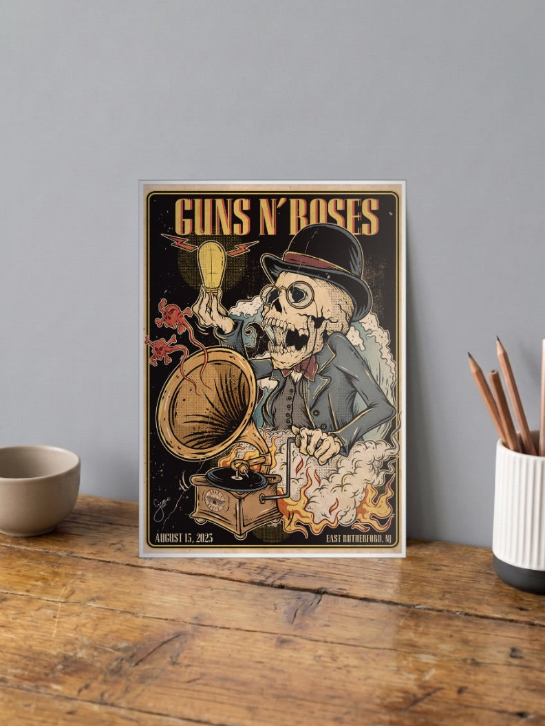 Guns N Roses Skeleton Poster Bands Poster