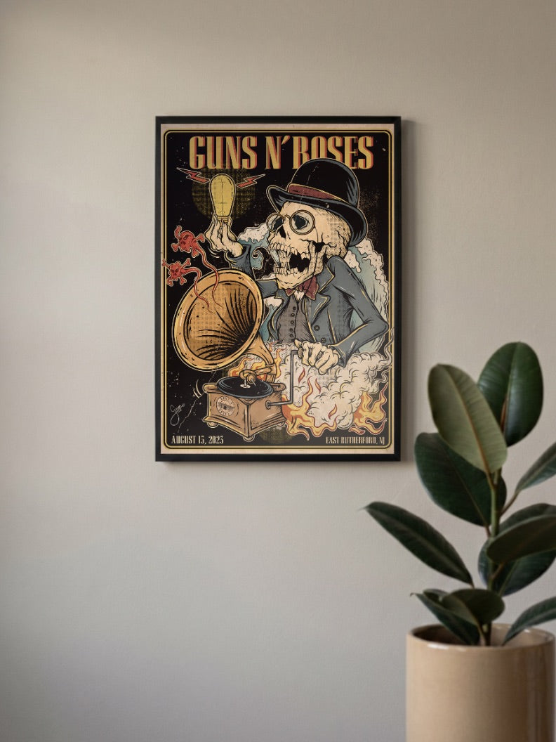 Guns N Roses Skeleton Poster Bands Poster