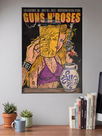 Guns N Roses Glass Head Poster Bands Poster