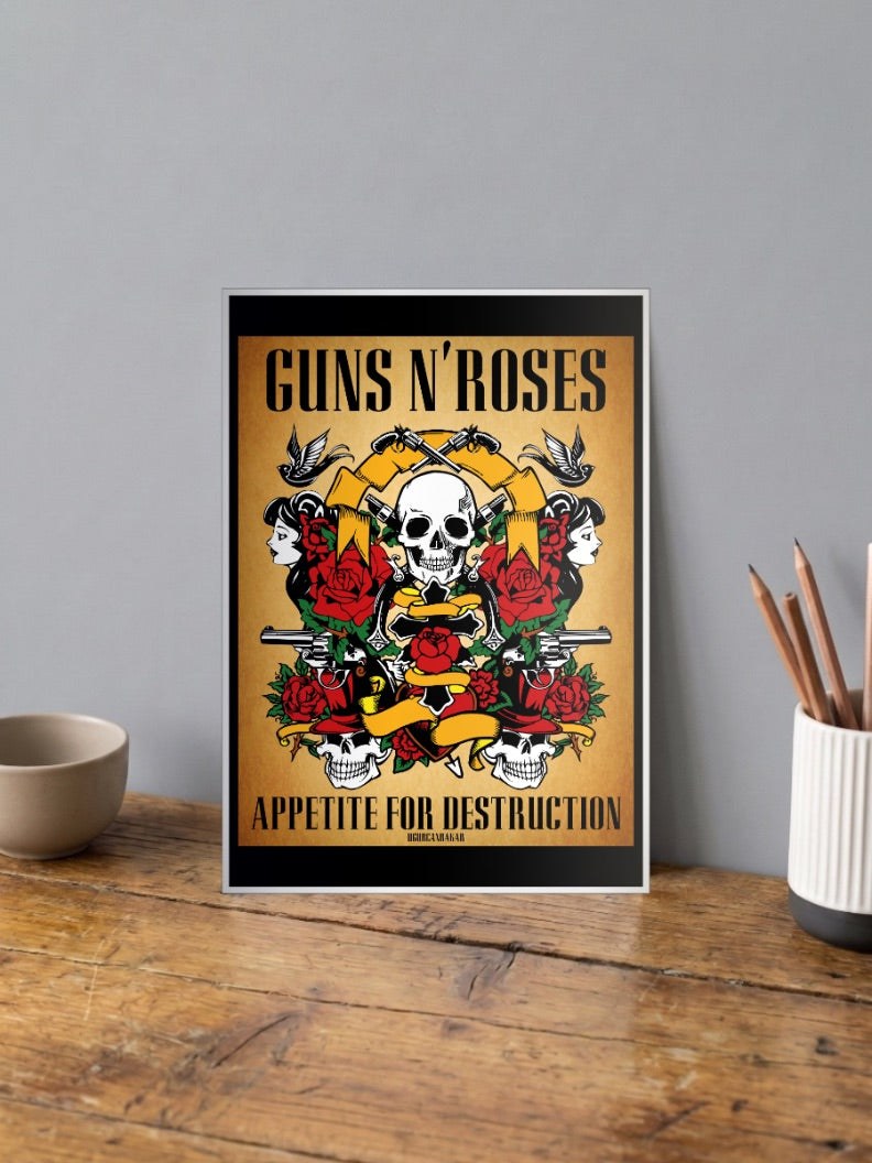 Guns N Roses Appetite Poster Bands Poster