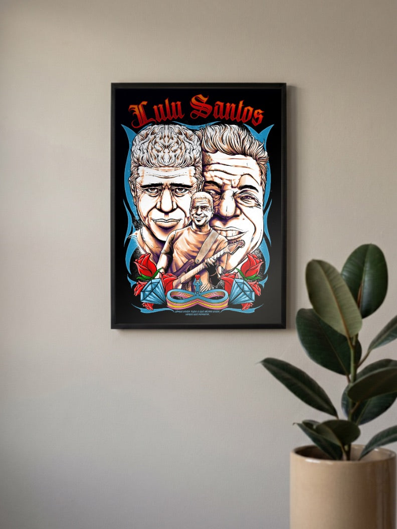 Lulu Santos Poster