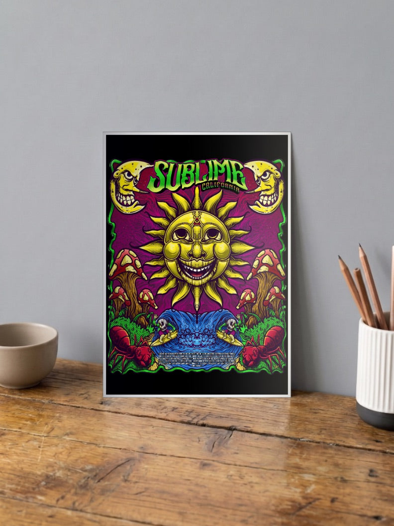 Sublime California Poster