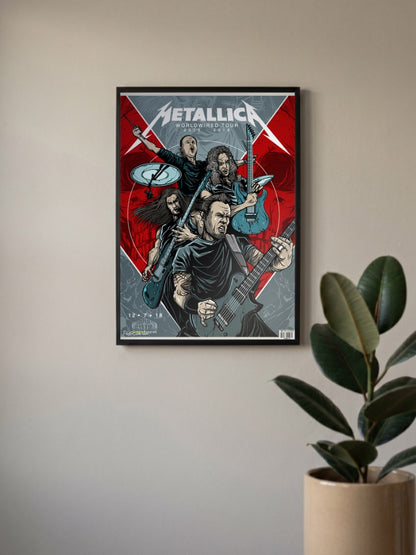 Metallica Rock Band Poster