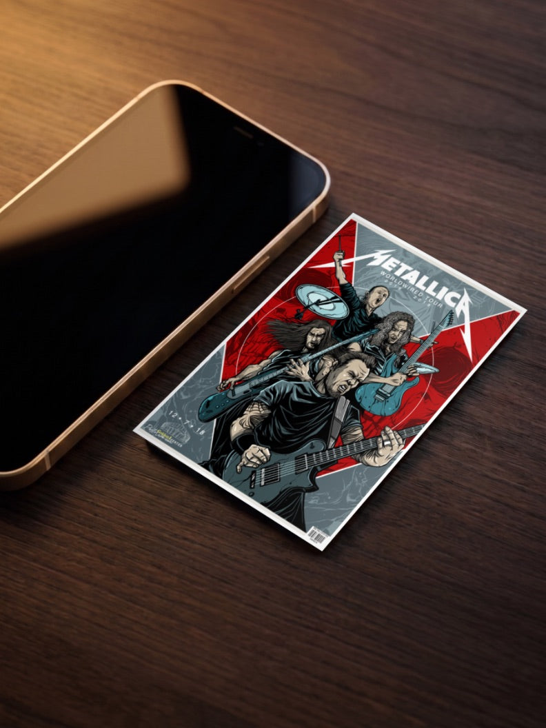 Metallica Rock Band Poster