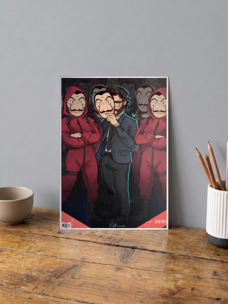 Money Heist : Professor Poster