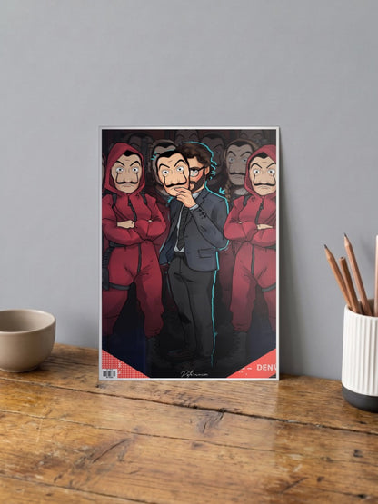 Money Heist : Professor Poster