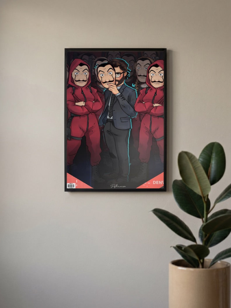 Money Heist : Professor Poster