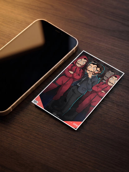 Money Heist : Professor Poster