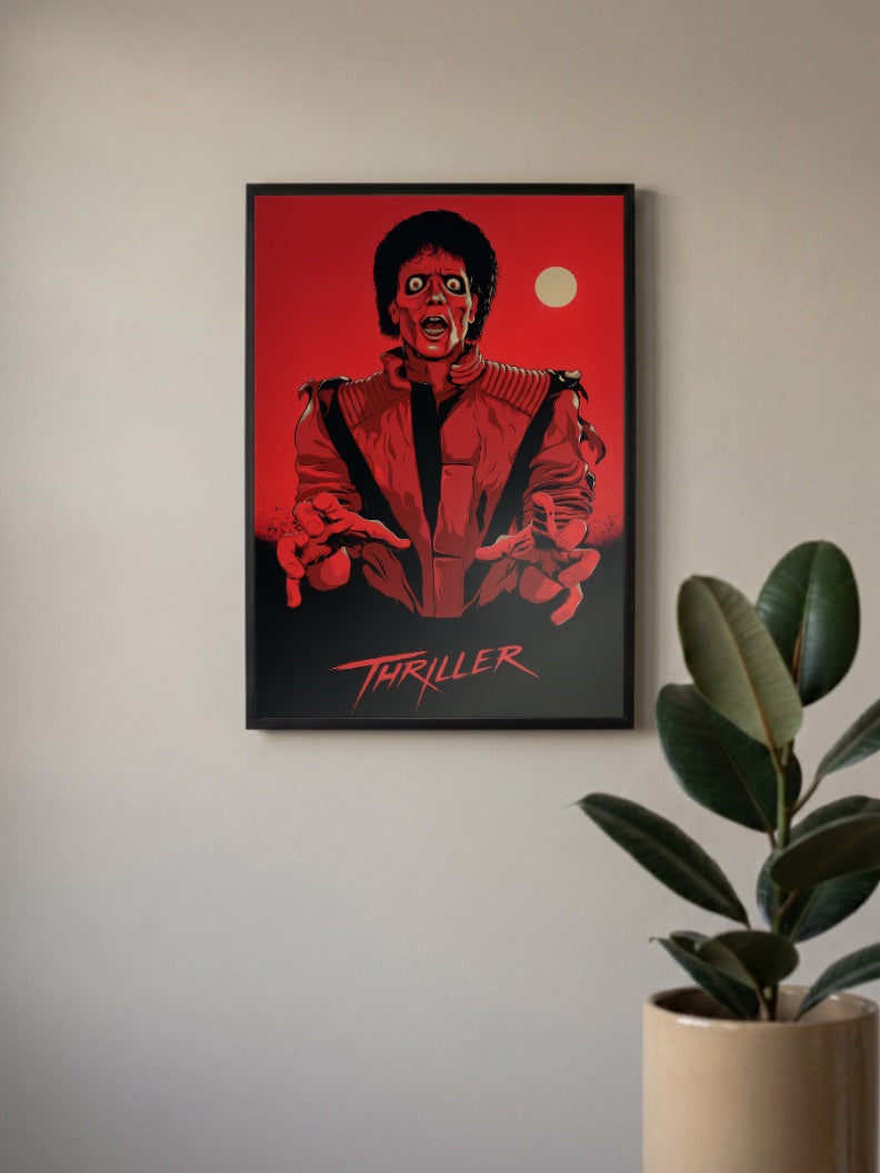 Michael Jackson Thriller Zombie Singers Poster