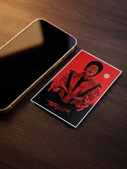 Michael Jackson Thriller Zombie Singers Poster