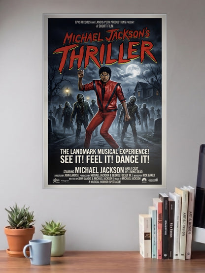 Michael Jacksons Thriller Cover Singers Poster