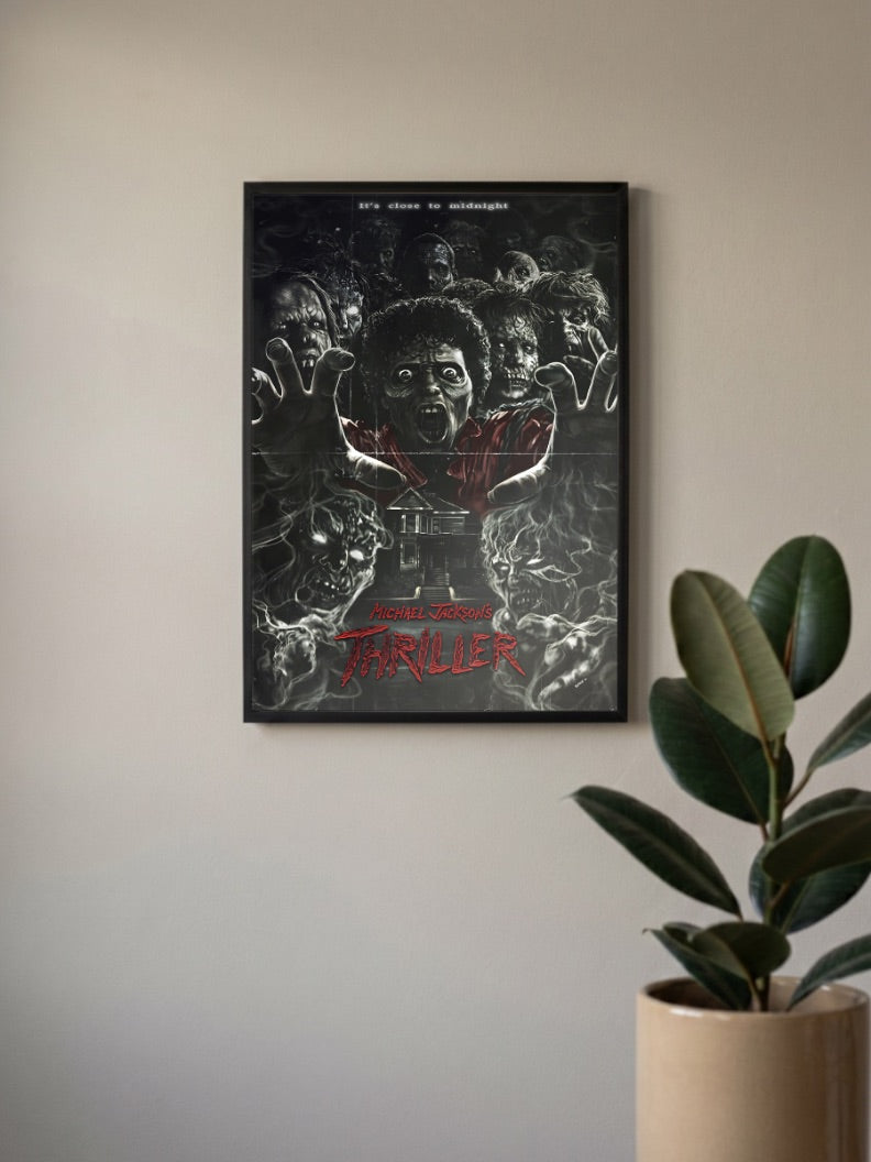 Michael Jackson Thriller Horror Singers Poster