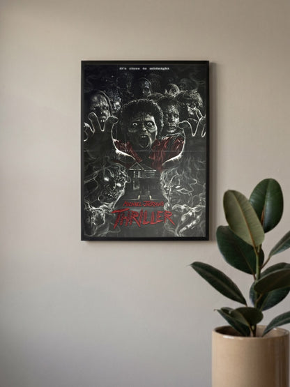 Michael Jackson Thriller Horror Singers Poster