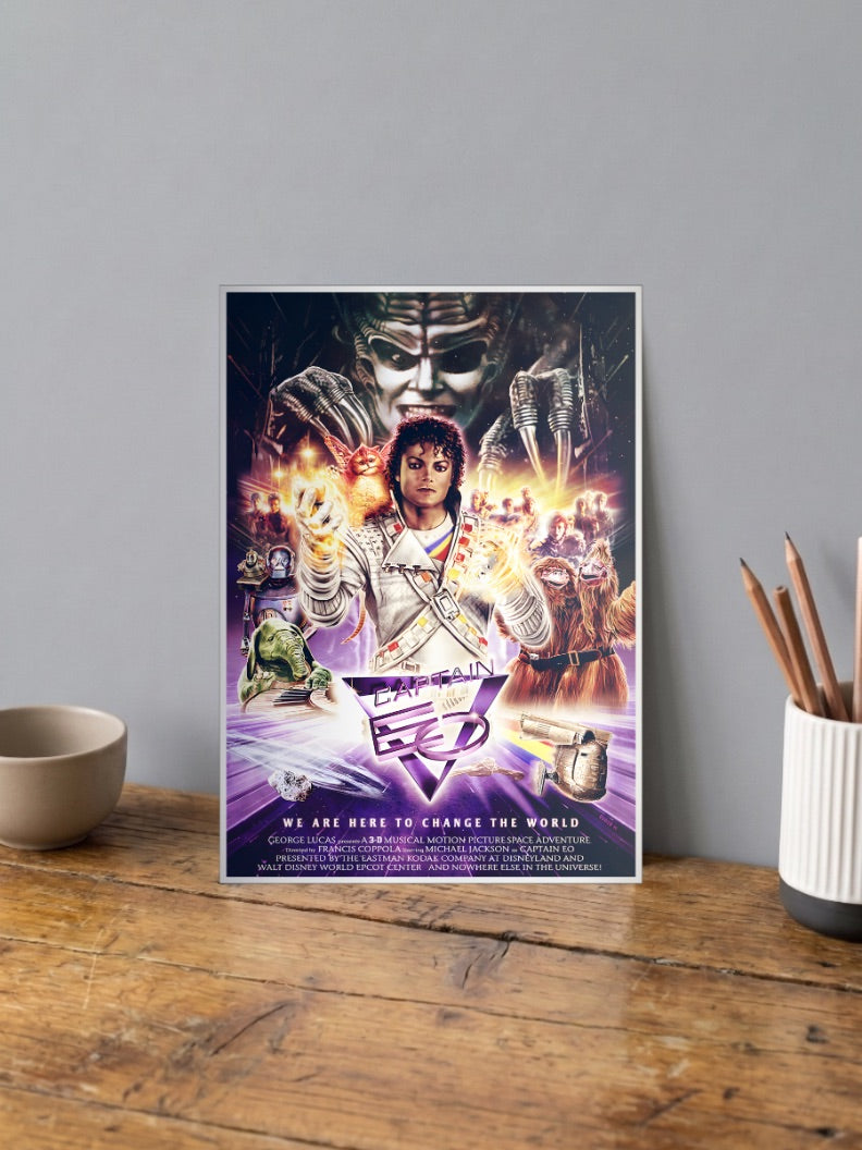 Michael Jackson Captain Eo Poster Singers Poster