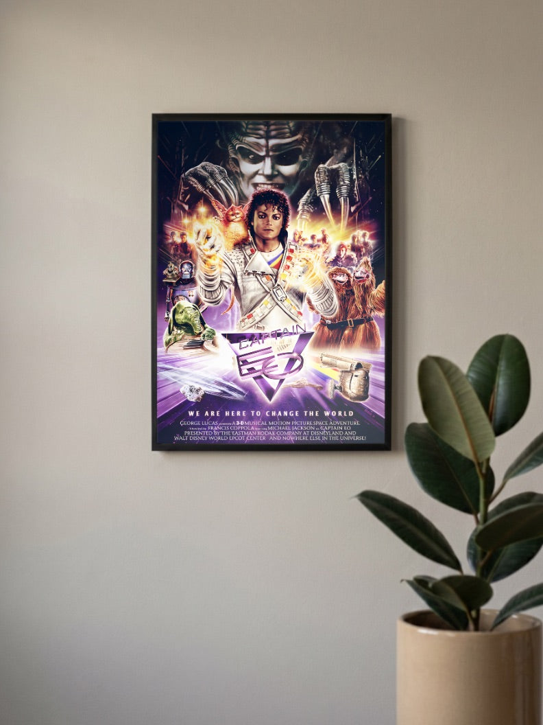 Michael Jackson Captain Eo Poster Singers Poster