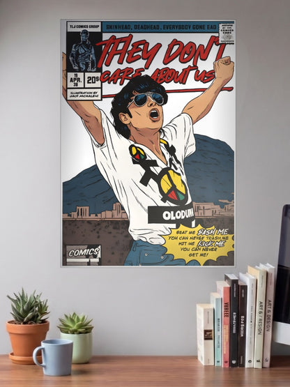 Michael Jackson They Dont Care Singers Poster