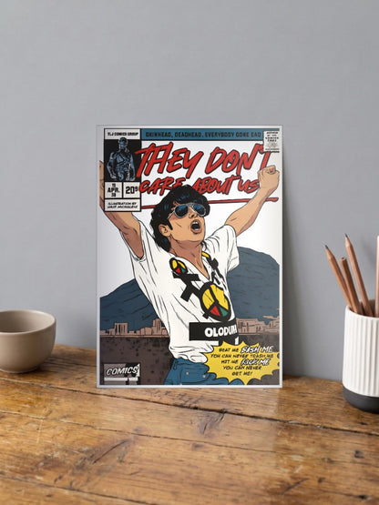 Michael Jackson They Dont Care Singers Poster